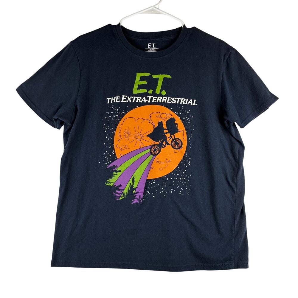 E.T. The Extra-Terrestrial Graphic T-Shirt Mens Large Short Sleeve Nostalgic